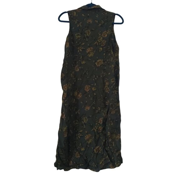 Vintage Studio 1 Womens Maxi Dress Y2K Neutral Floral Euro Summer Casual Boho - Picture 2 of 6